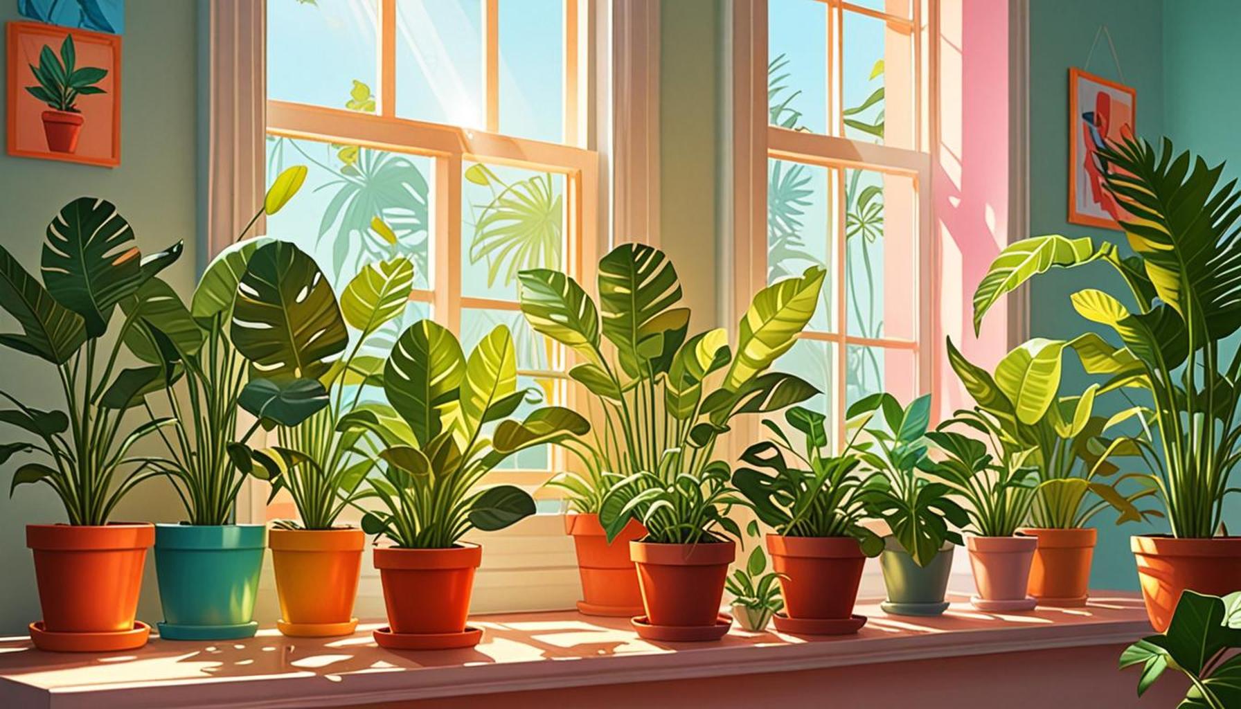 The role of natural light in the healthy growth of indoor plants