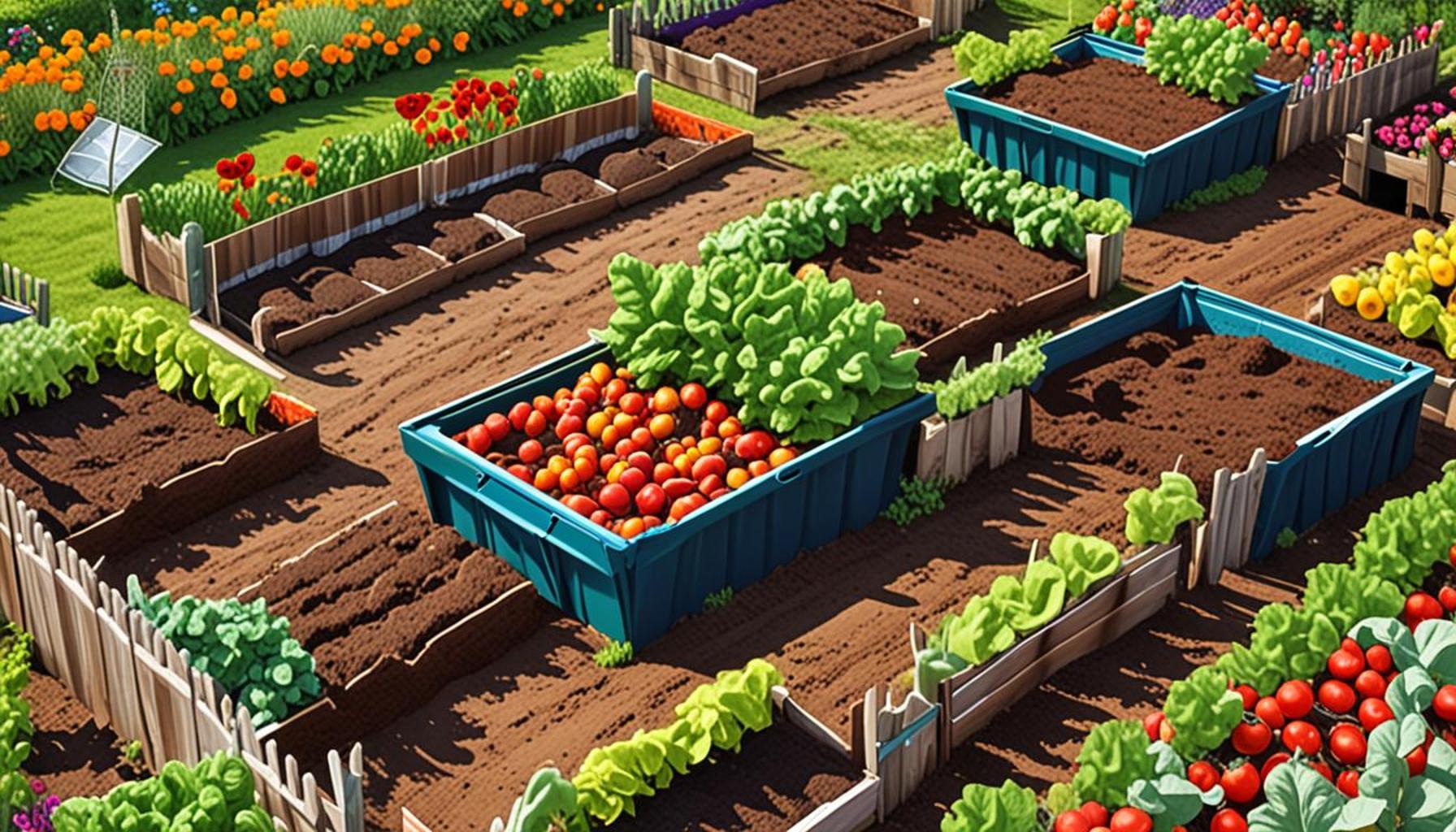 Sustainable Gardening Practices: Composting and Crop Rotation for Vegetable Gardens