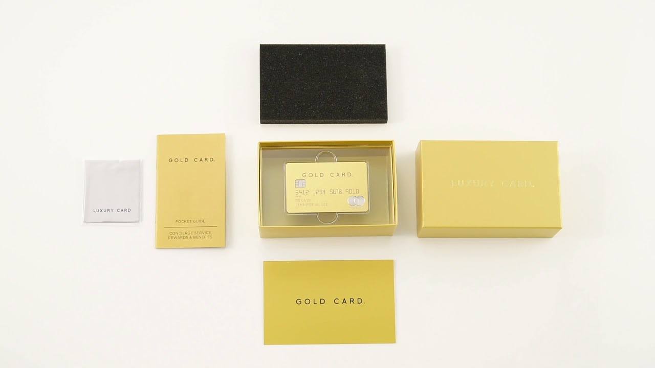 Cómo Solicitar la Tarjeta de Crédito Luxury MasterCard Gold Credit Card